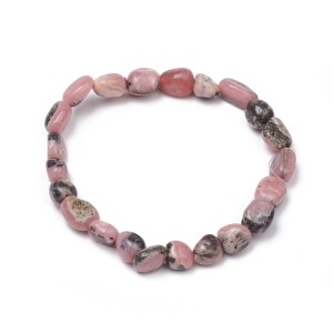 Rhodochrosite (Nuggets) Tumbled Stone Bracelet